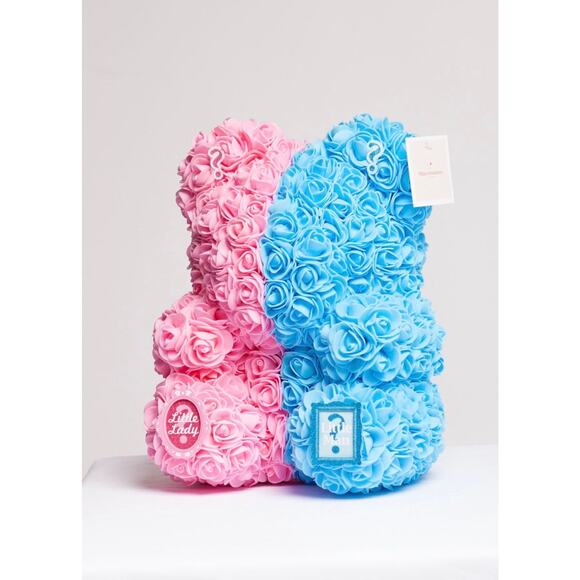 Handmade Gender Reveal Bear - Picture 2 of 2